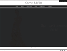 Tablet Screenshot of oliviaandfifth.com